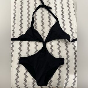 BCBG Max Azria One Piece Cut Out Swimsuit